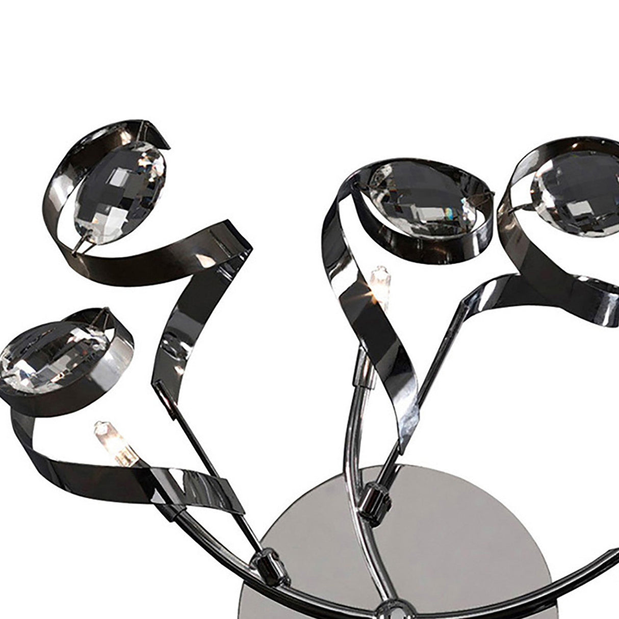 Kurlz 2 Light Crystal Wall Light - Polished Chrome