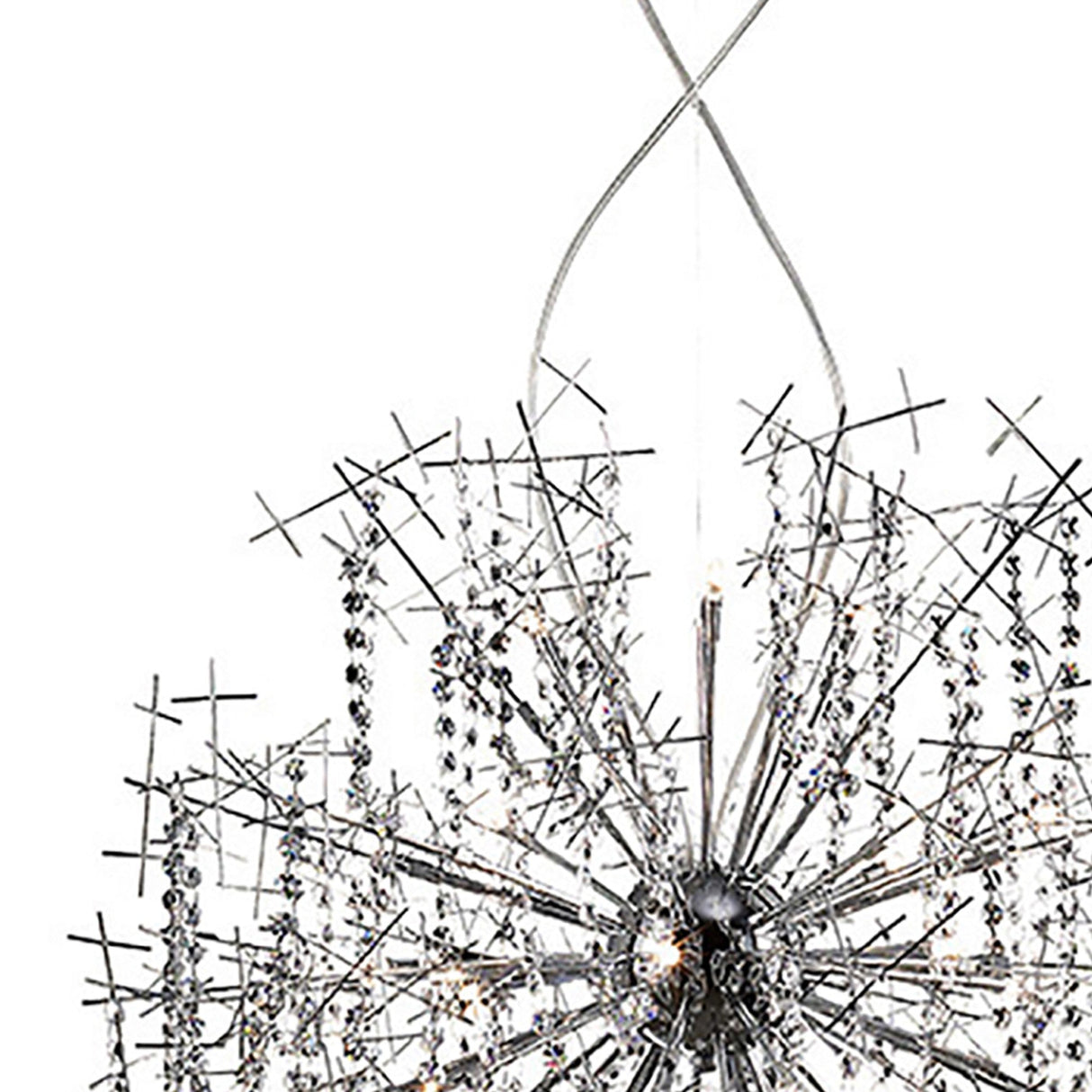 Lexi 85cm 22 Light Crystal Chandelier - Polished Chrome