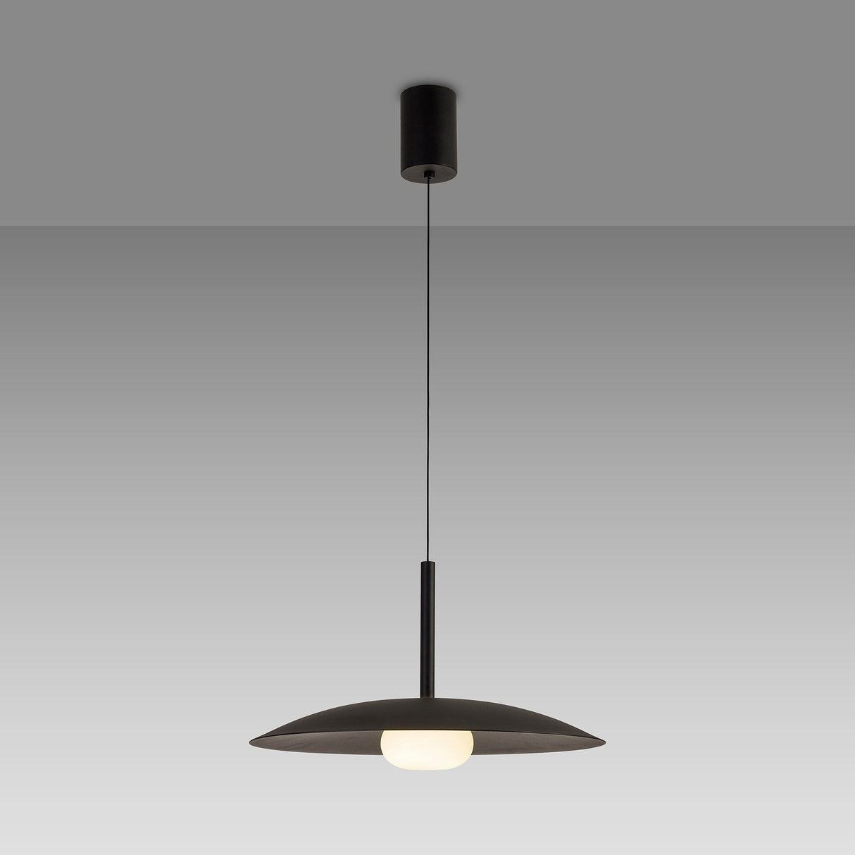 Lidia 40cm LED Pendant Light 12W 3000K - Black