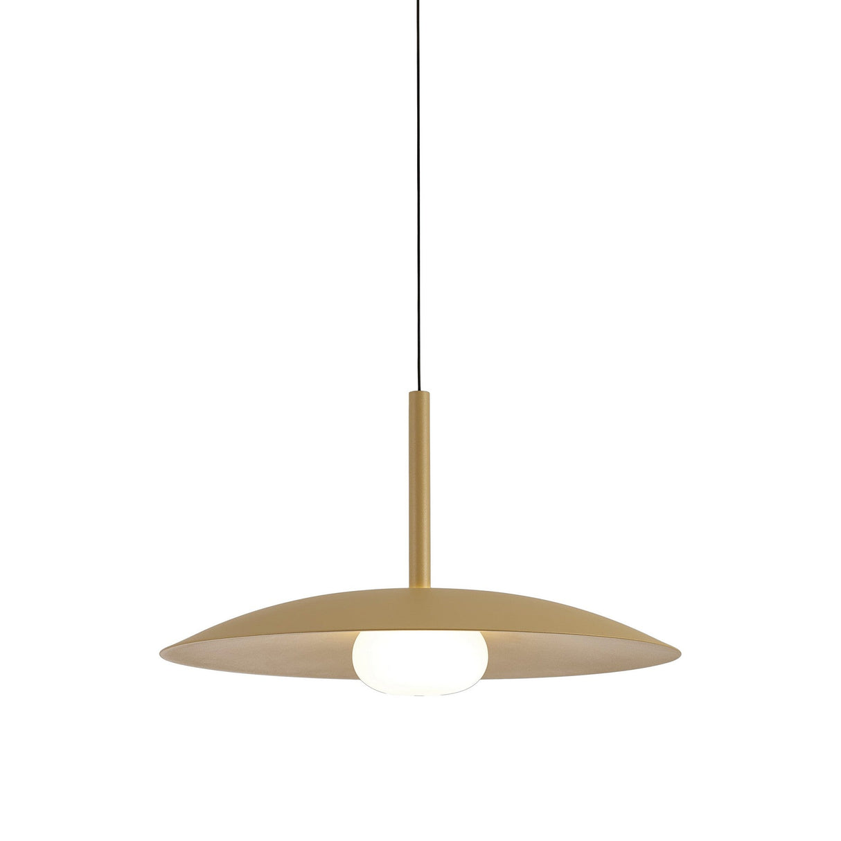Lidia 40cm LED Pendant Light 12W 3000K - Matt Gold