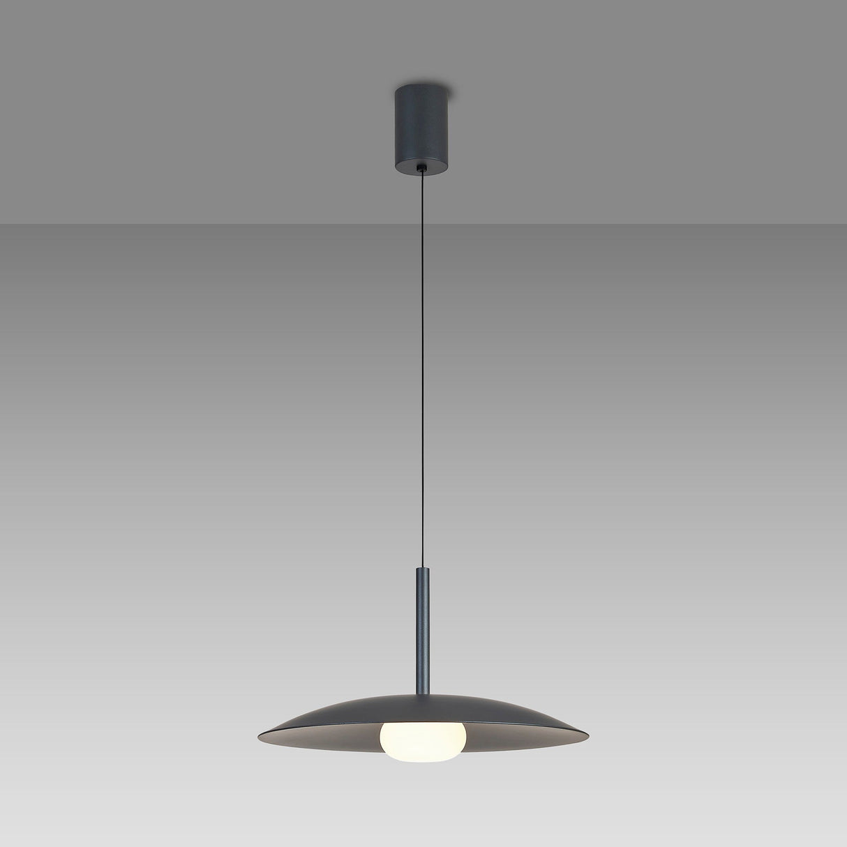 Lidia 40cm LED Pendant Light 12W 3000K - Grey