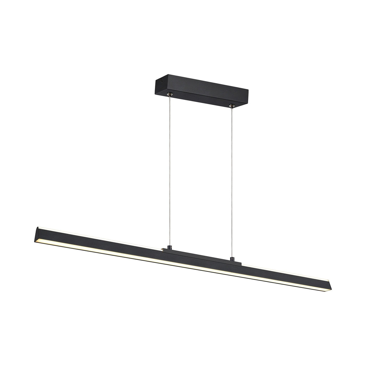 Lineal 1.5m LED Linear Suspension Light 54W 3000K - Sand Black