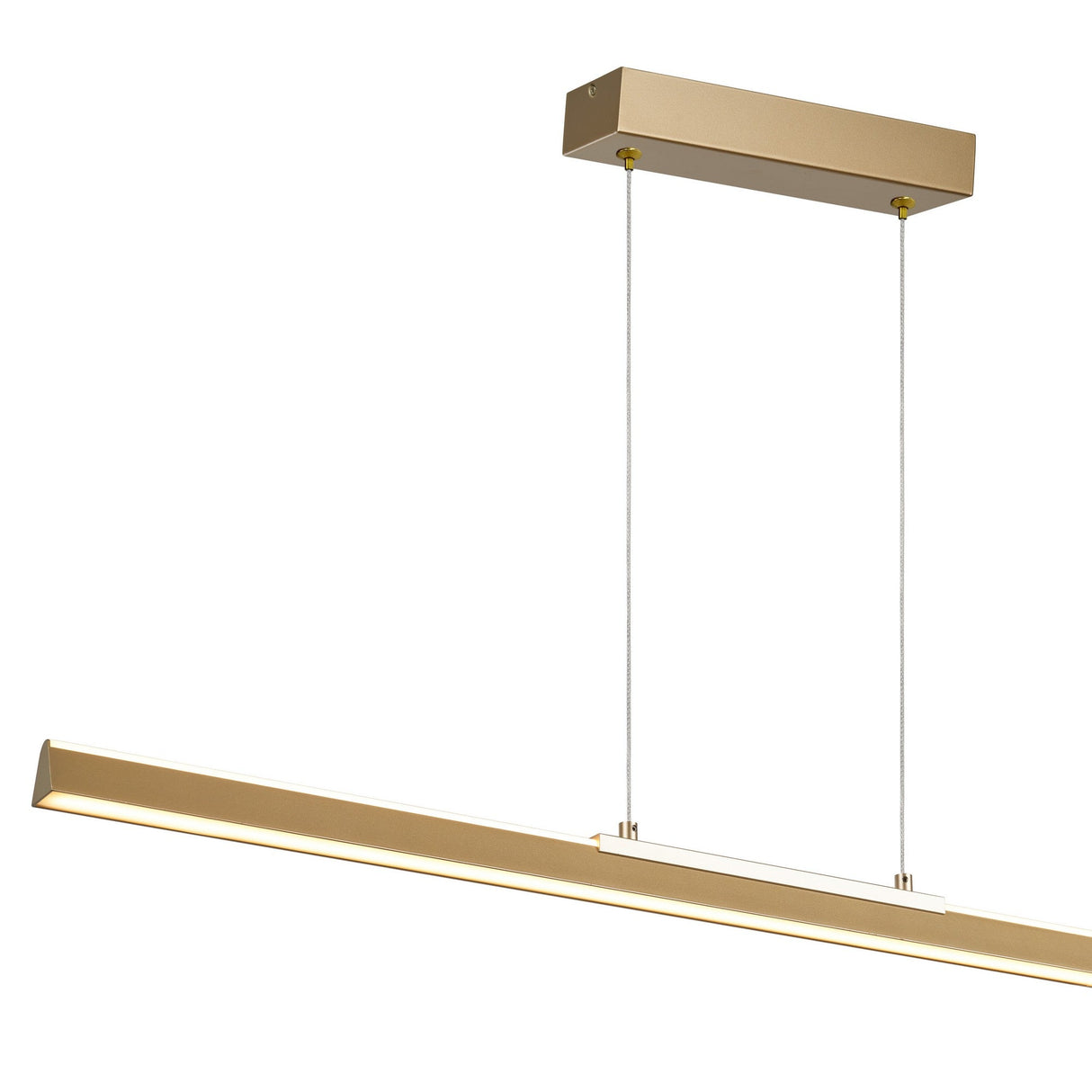 Lineal 1.5m LED Linear Suspension Light 54W 3000K - Gold