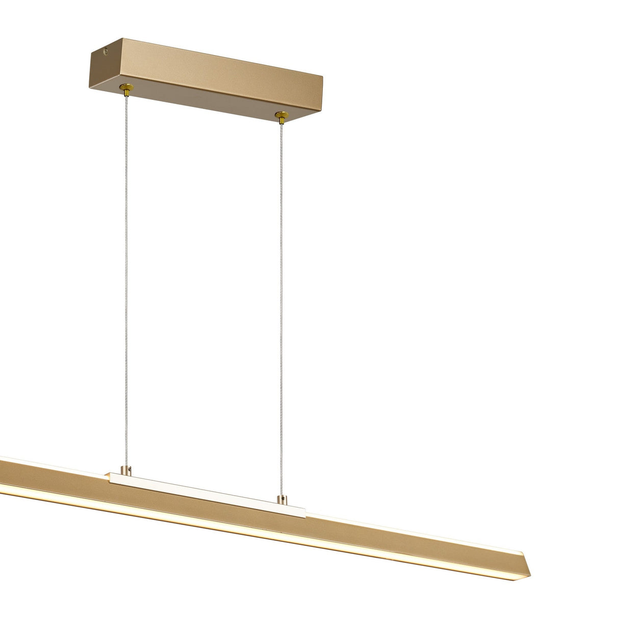 Lineal 1.5m LED Linear Suspension Light 54W 3000K - Gold