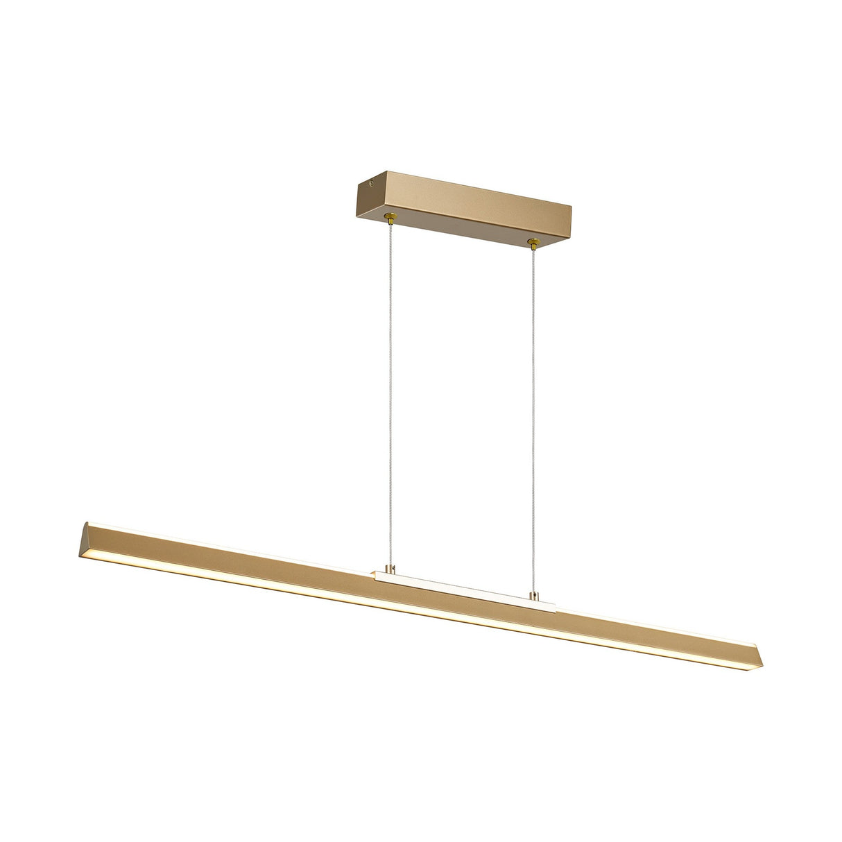 Lineal 1.5m LED Linear Suspension Light 54W 3000K - Gold