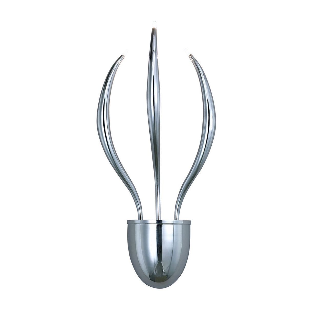 Llamas 3 Light Wall Light - Polished Chrome