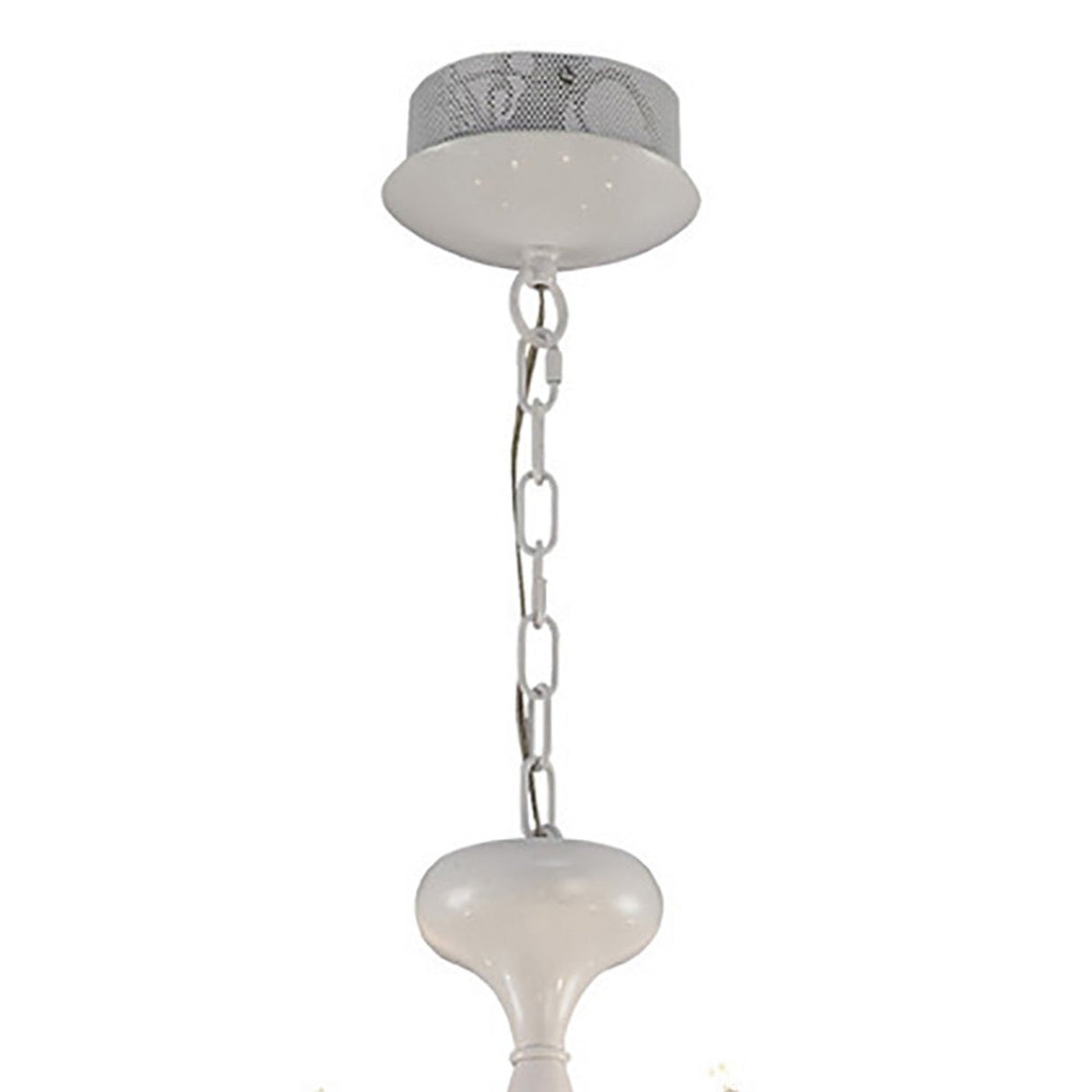 Llamas 96cm 15 Light Chandelier - White