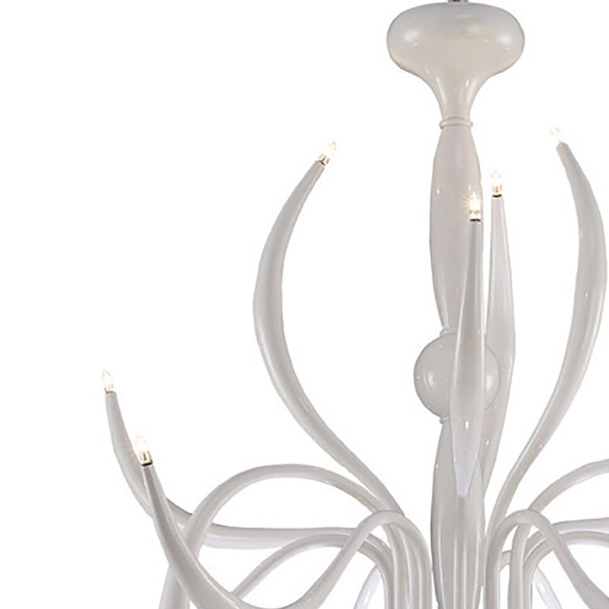 Llamas 96cm 15 Light Chandelier - White