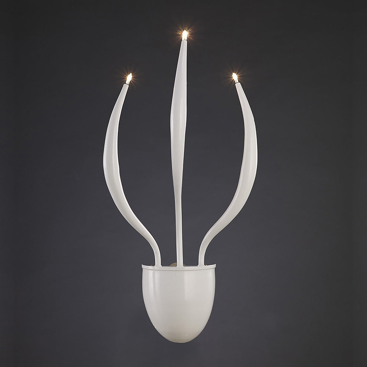 Llamas 3 Light Wall Light - White