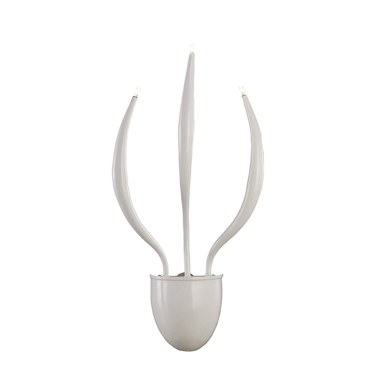 Llamas 3 Light Wall Light - White