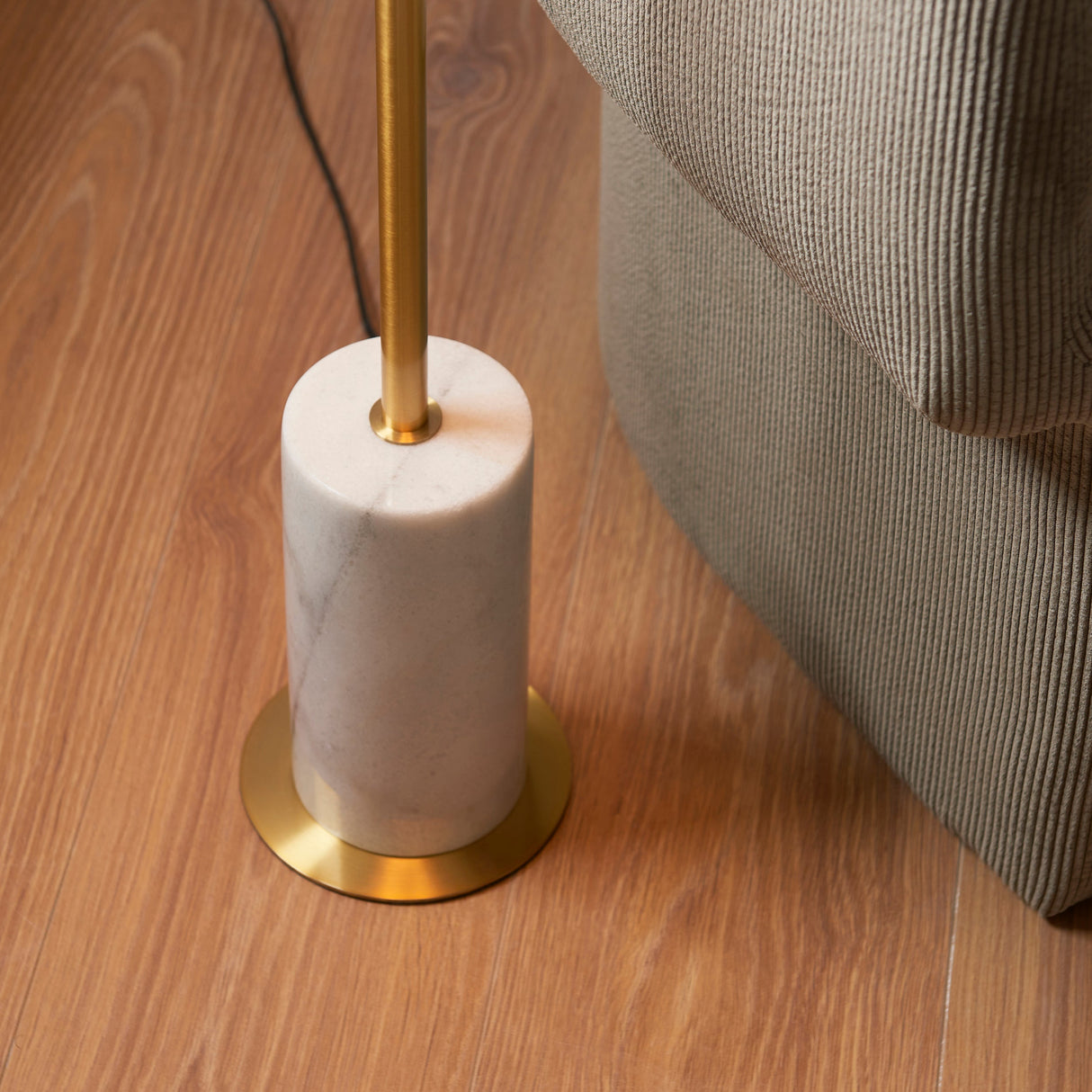 Fernhaven Floor Lamp - Brushed Aged Brass