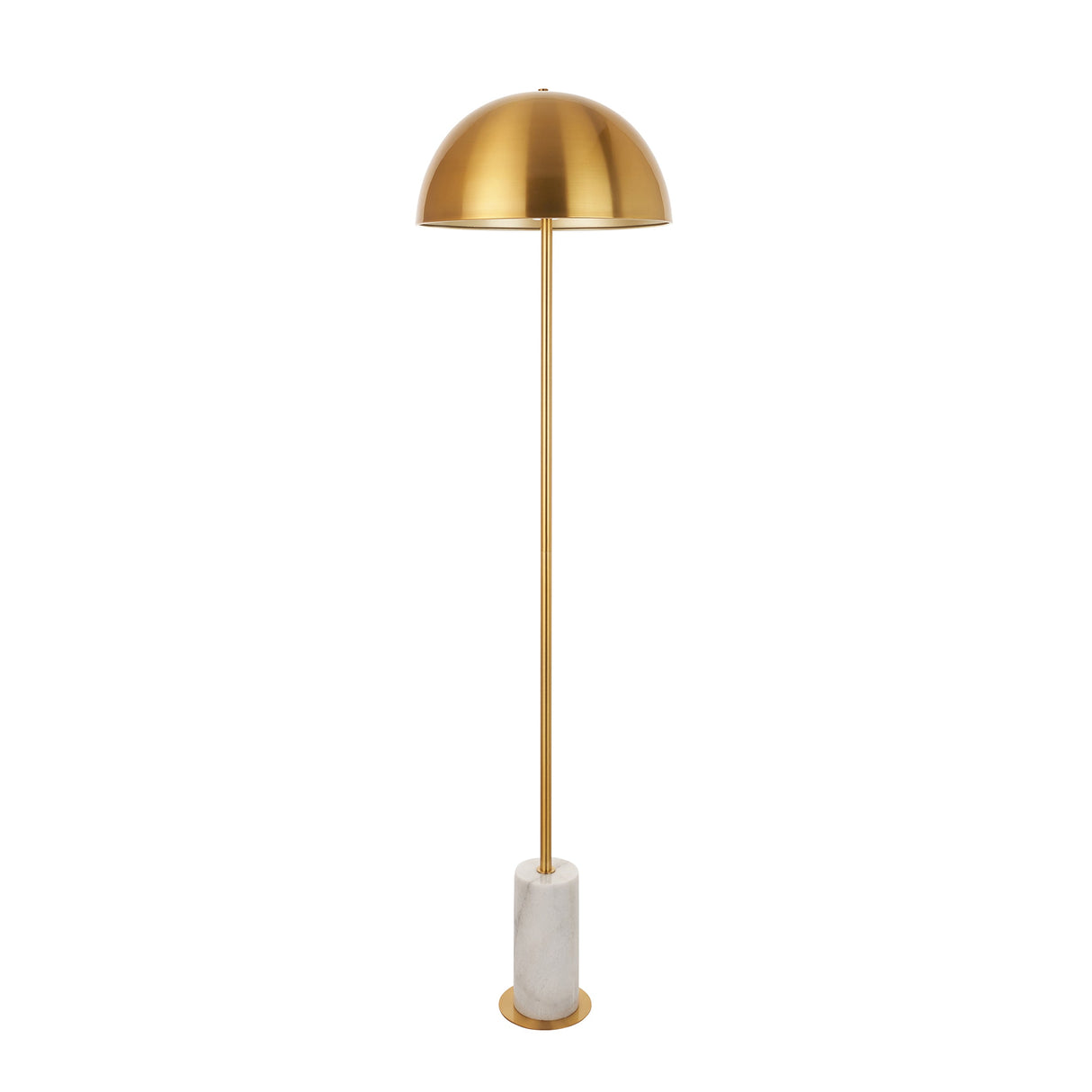 Fernhaven Floor Lamp - Brushed Aged Brass
