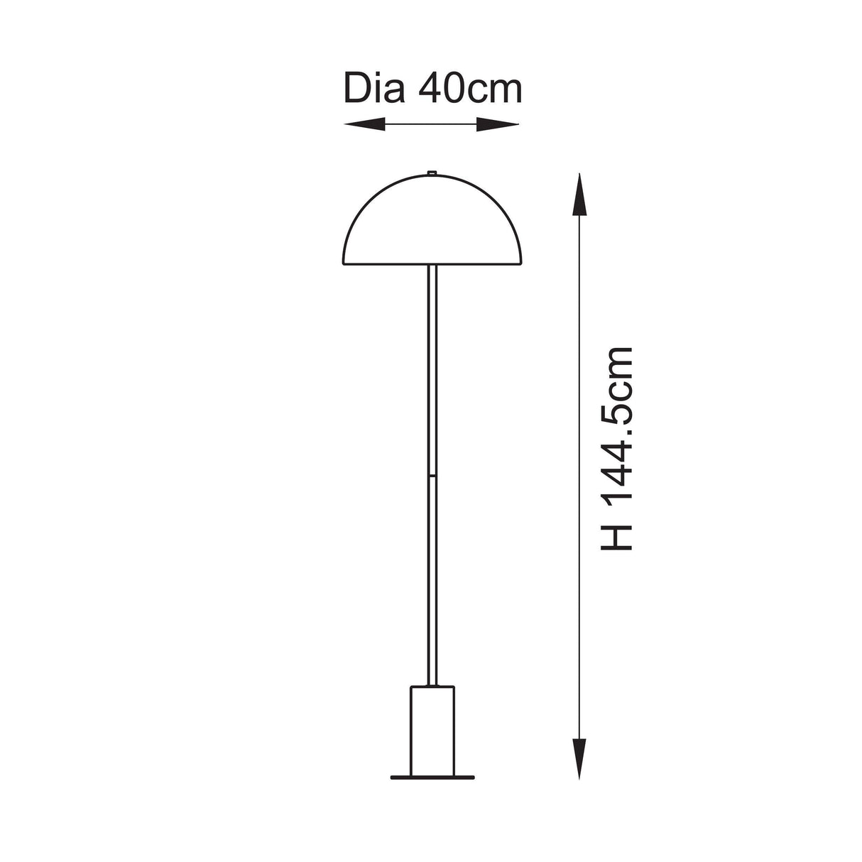 Fernhaven Floor Lamp - Brushed Aged Brass