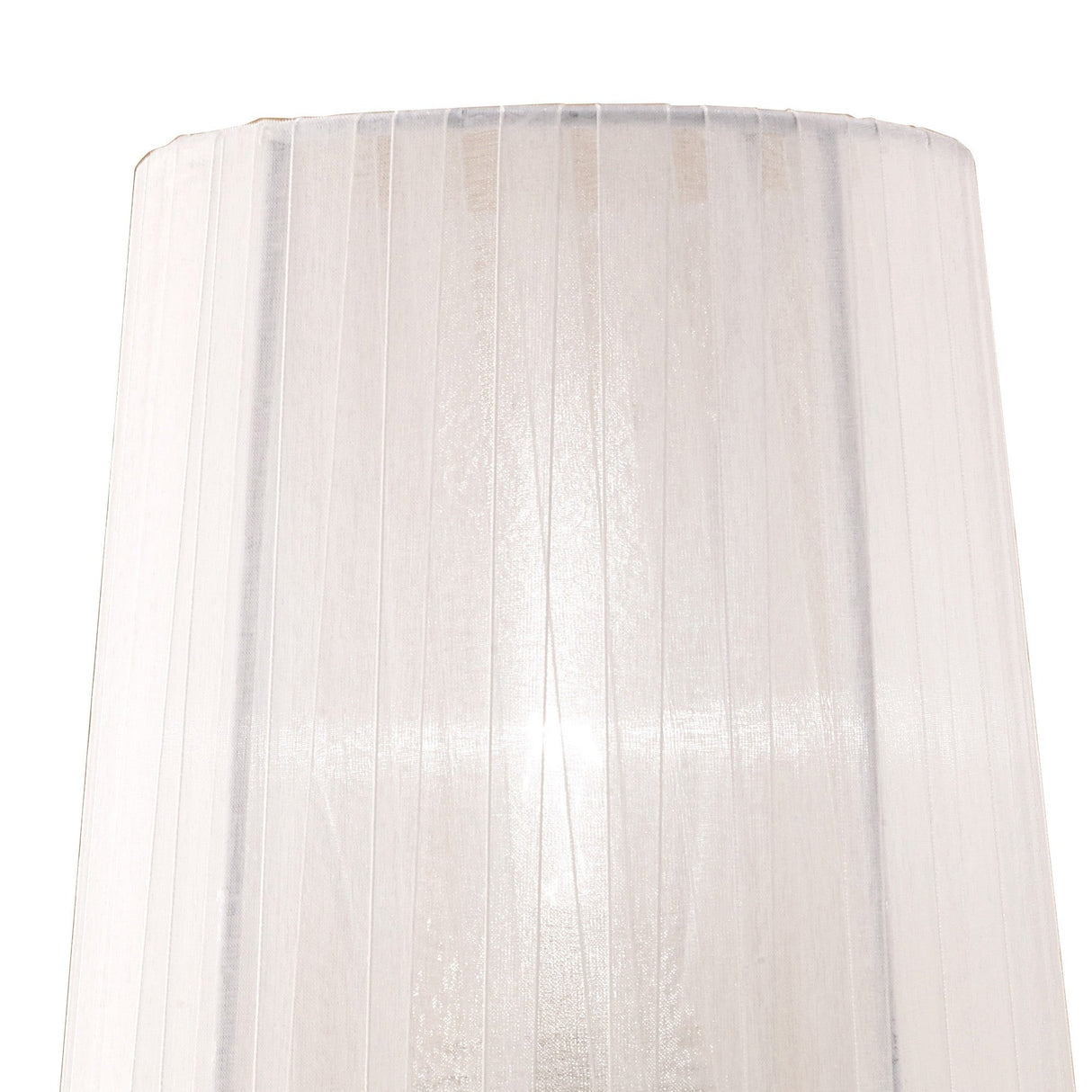 Loewe 1 Light Wall Light - Brass With White Shade