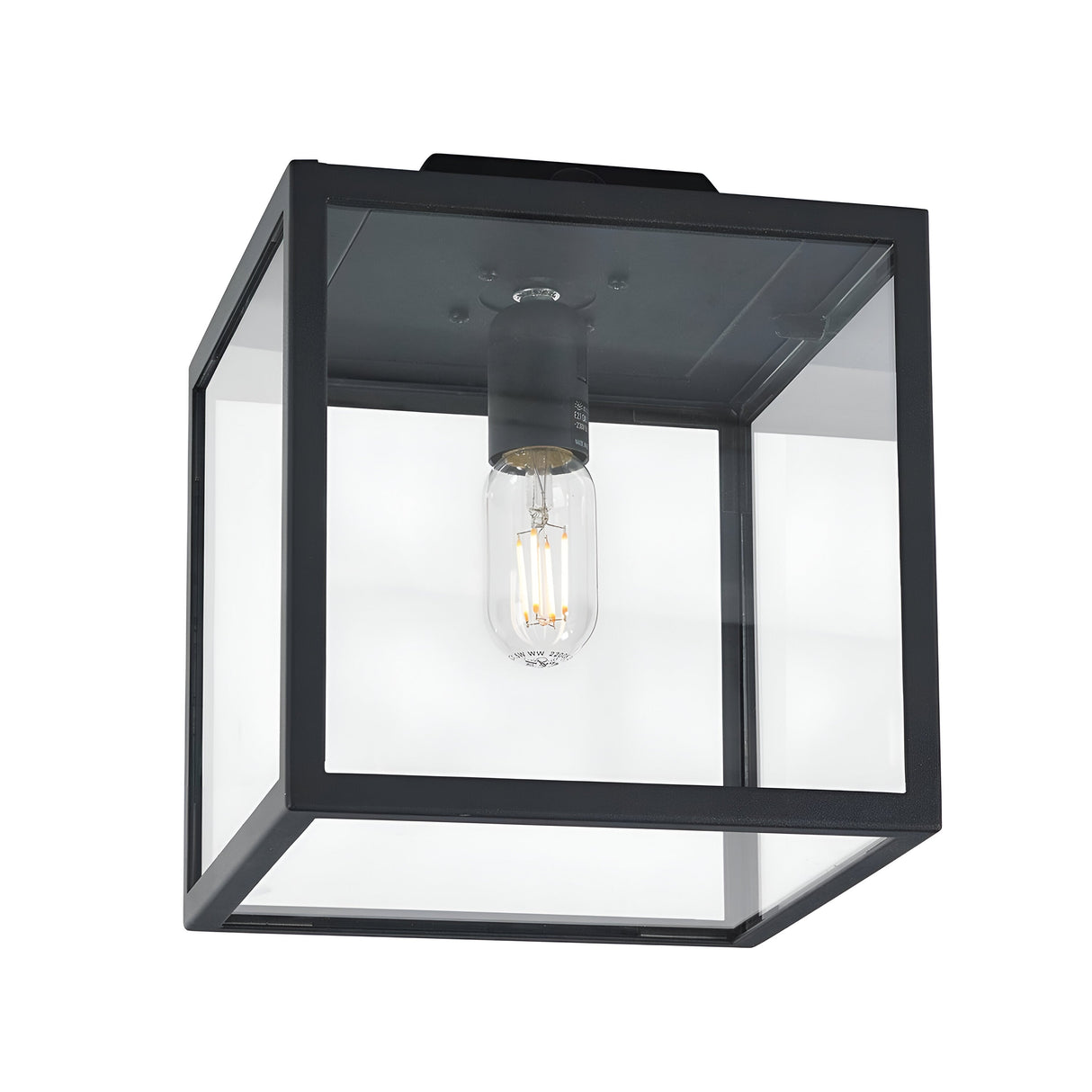Lofoten 1 Light Flush - Black