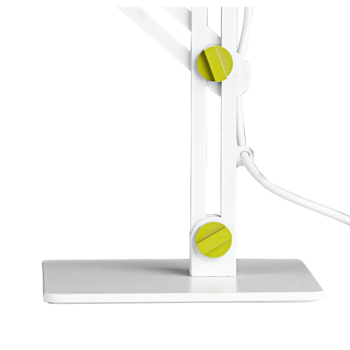Looker 1 Light Table Lamp - Matt White/Green