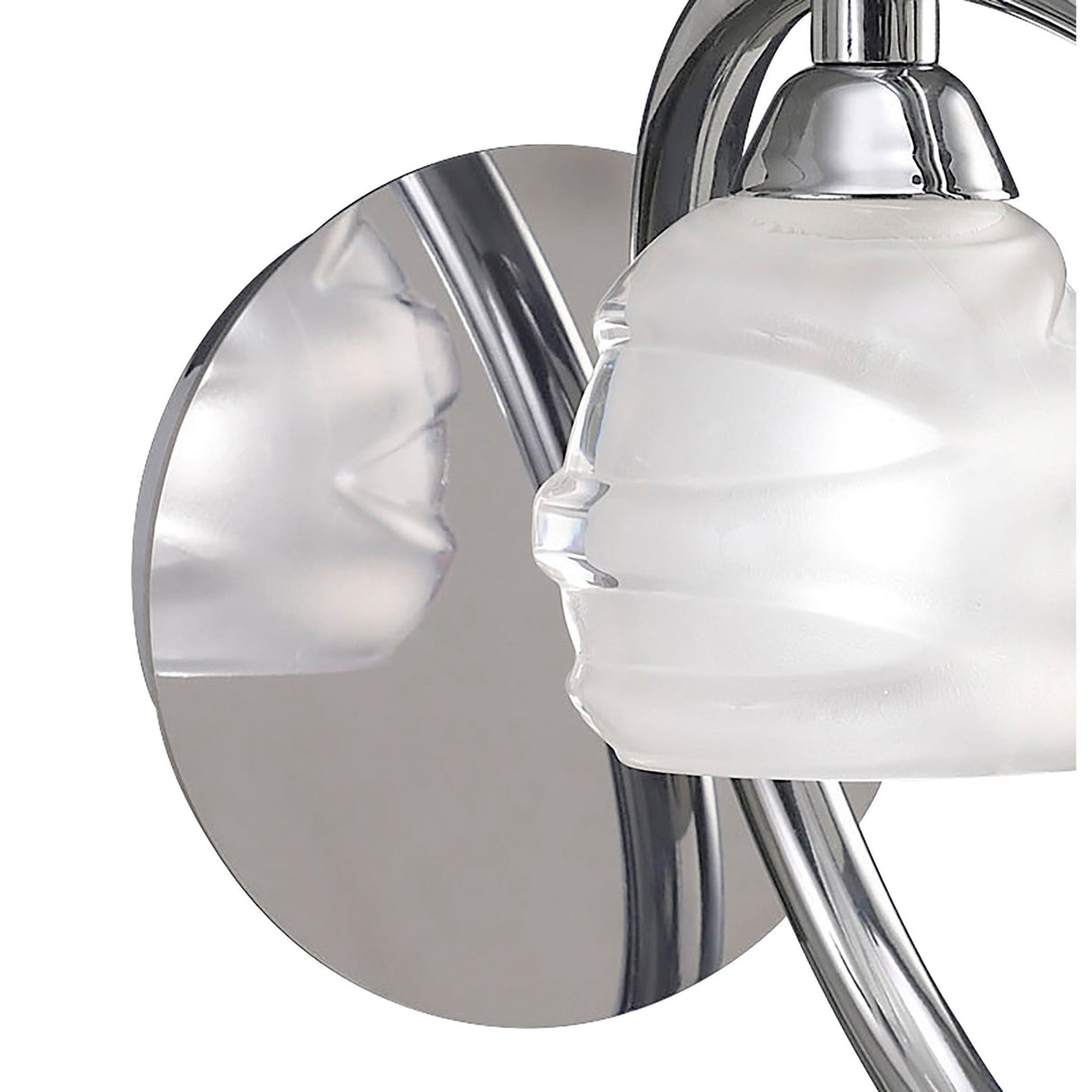 Loop 1 Light Wall Light - Polished Chrome