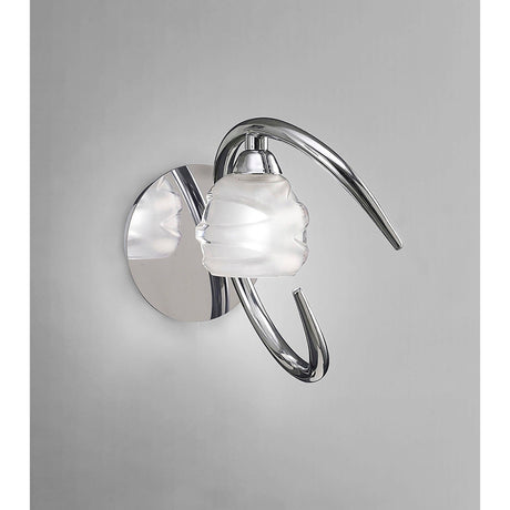 Loop 1 Light Wall Light - Polished Chrome
