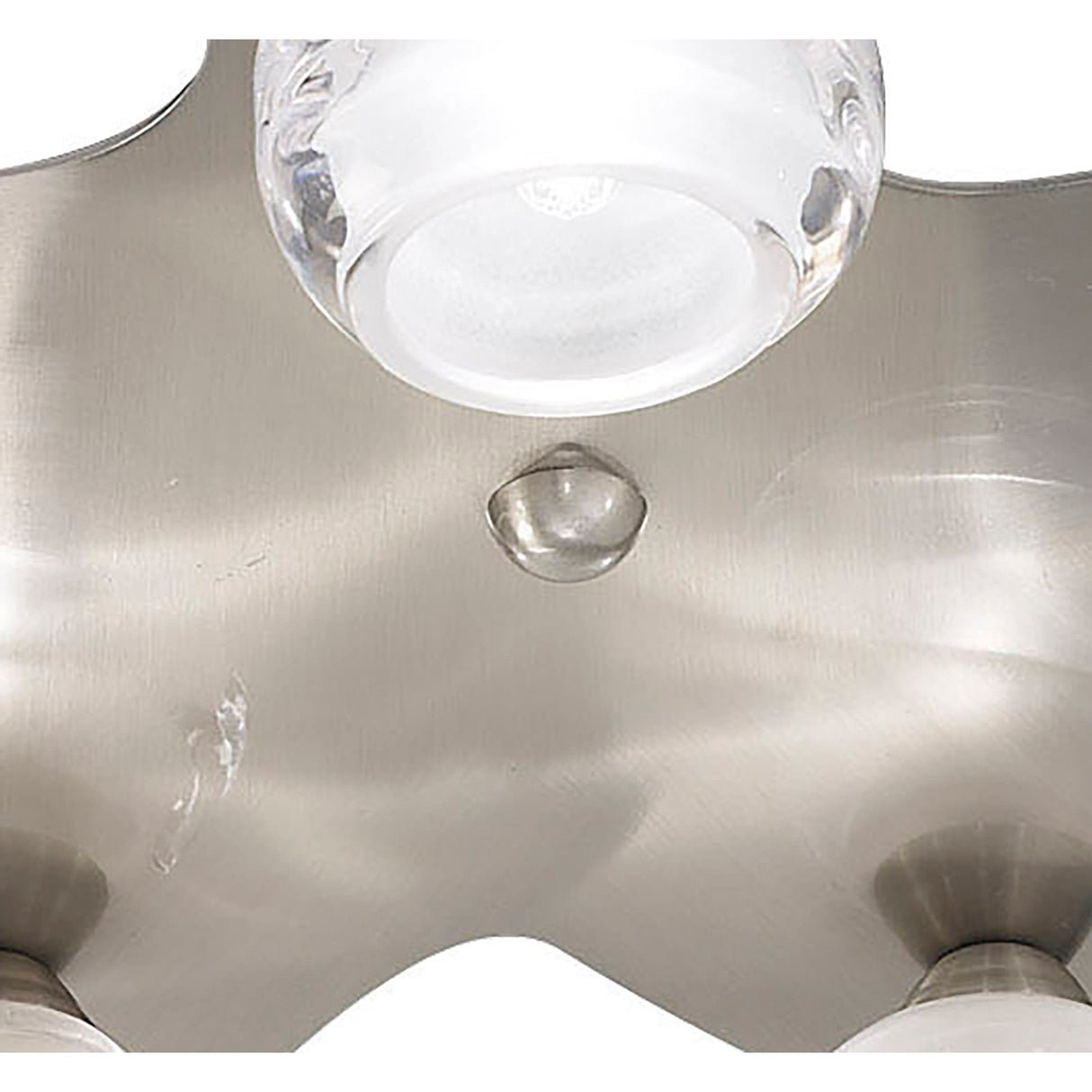 Loop 5 Light Flush Ceiling Light - Satin Nickel