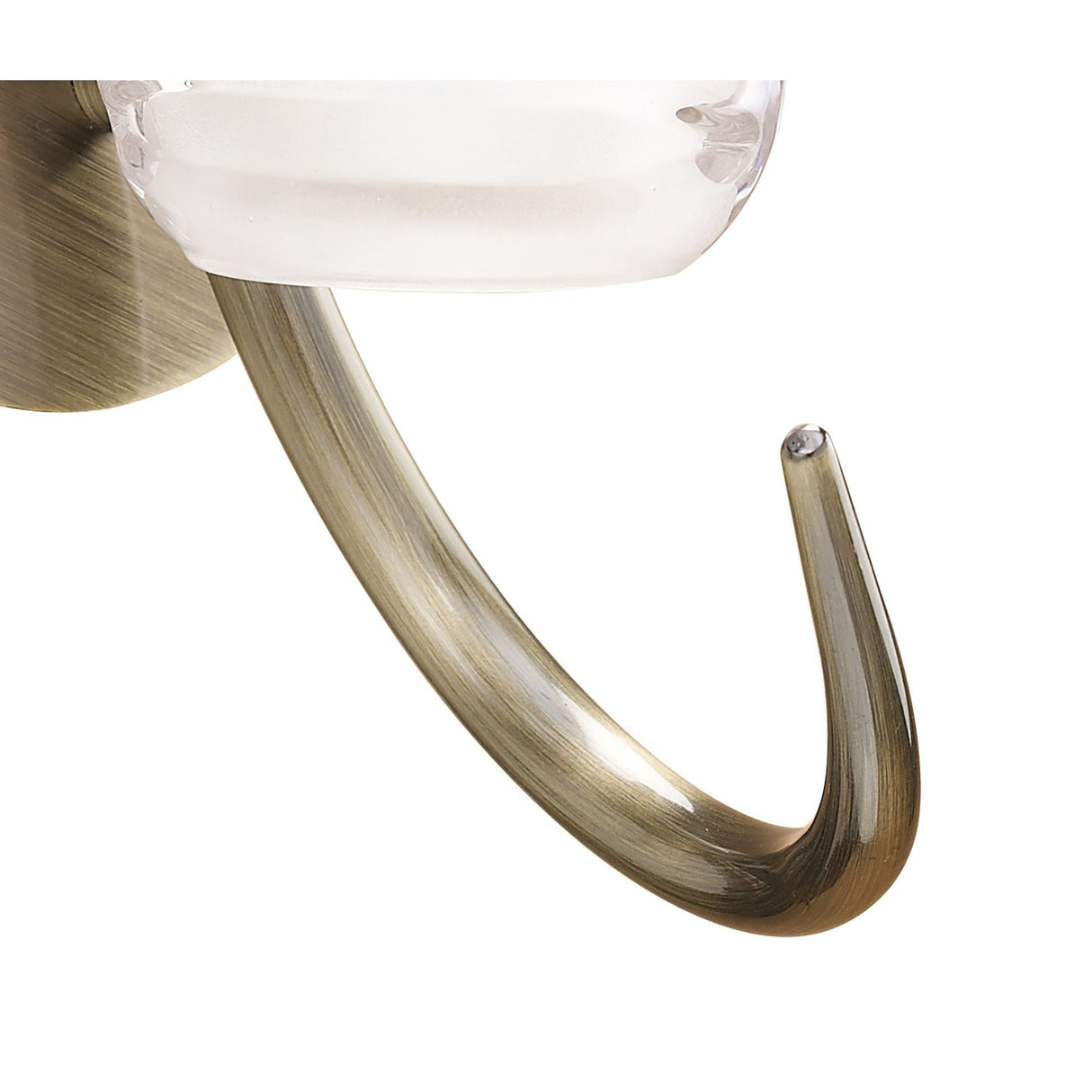 Loop 1 Light Wall Light - Antique Brass