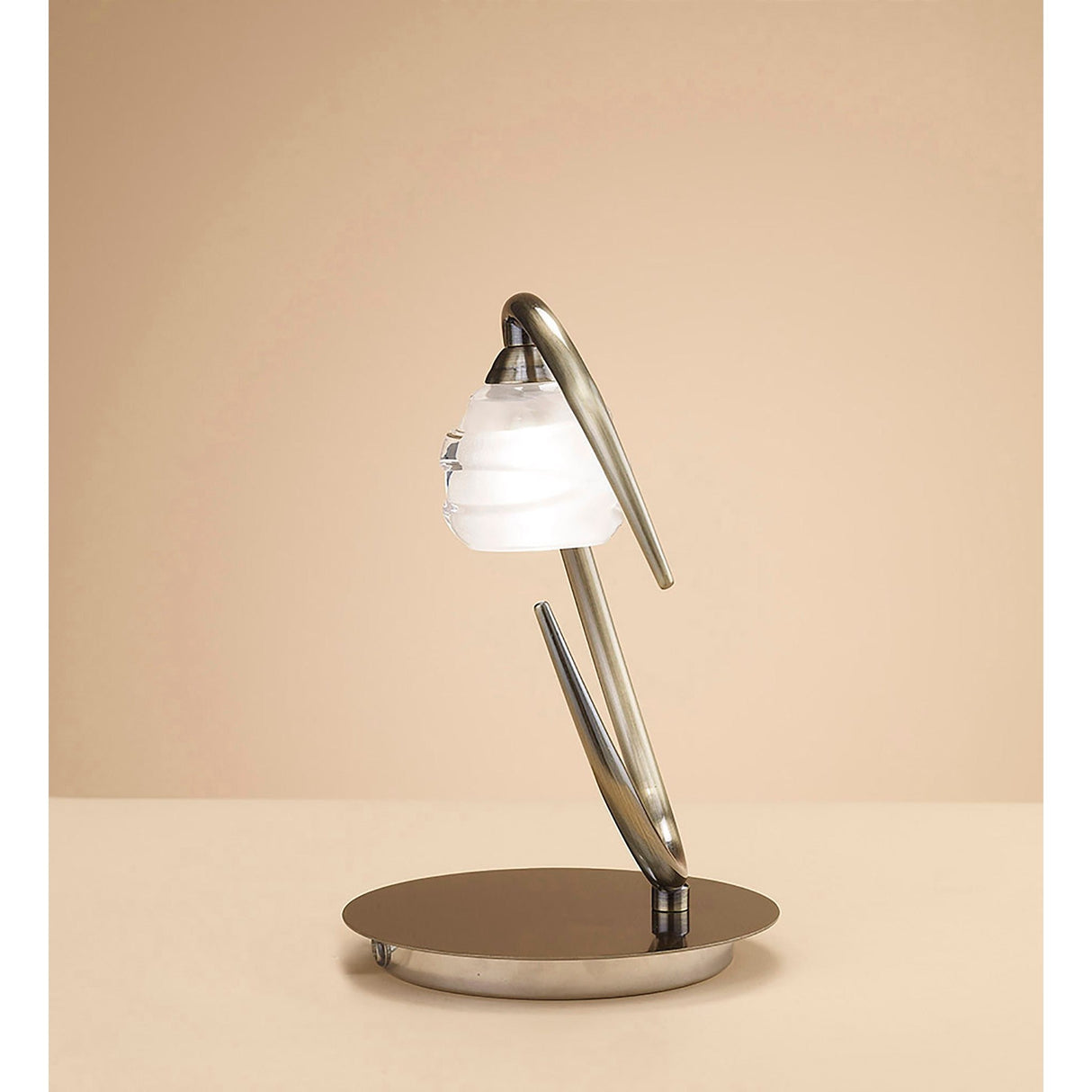 Loop 1 Light Table Lamp - Antique Brass