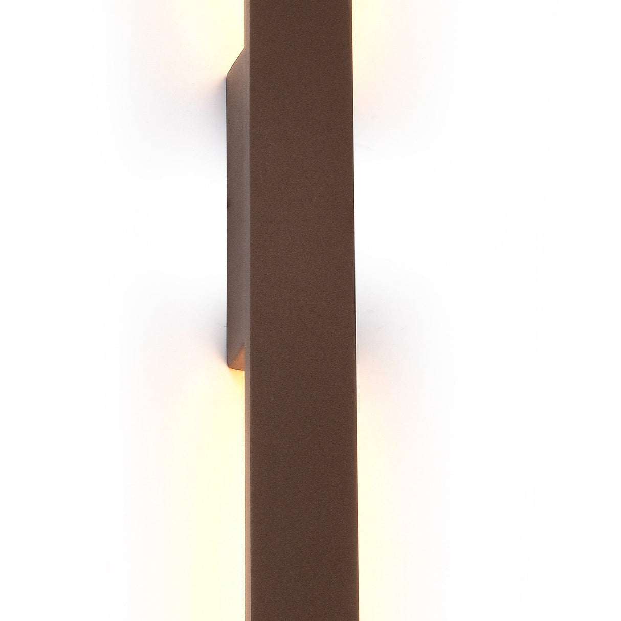 Lotus 1.2m Outdoor LED Wall Light 18W 3000K - Rust Brown