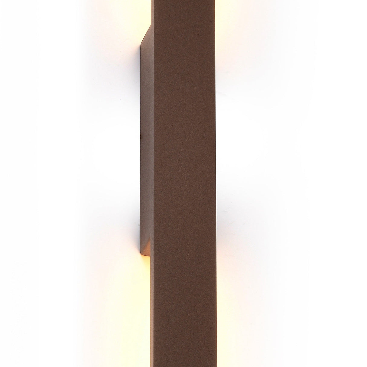 Lotus 1.4m Outdoor LED Wall Light 24W 3000K - Rust Brown