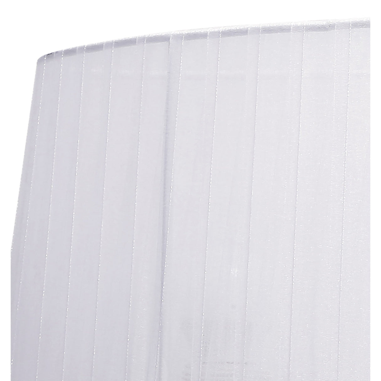 Louise Left 2 Light Crystal Wall Light - Chrome With White Shade