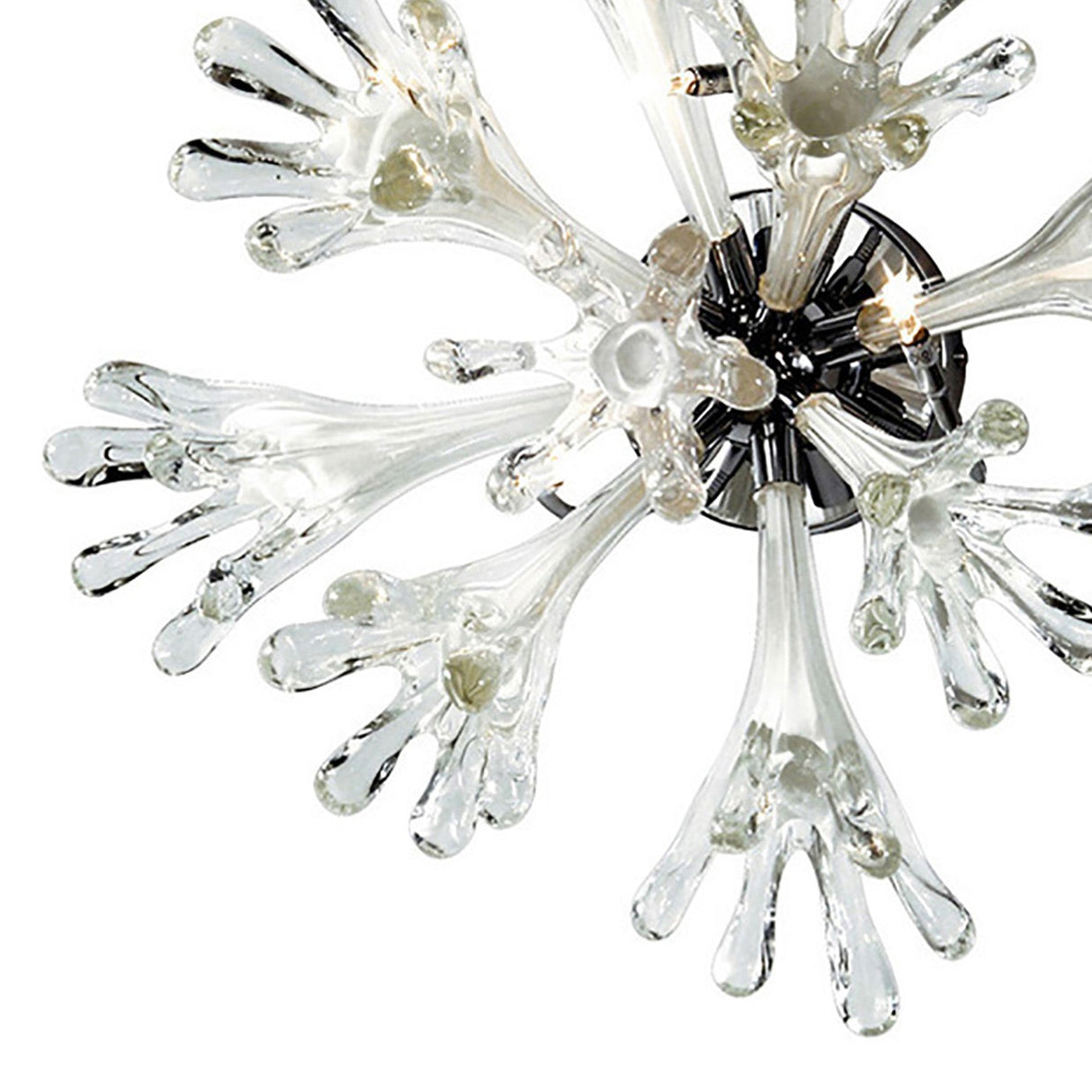 Love 6 Light Glass Wall/Ceiling Light - Chrome