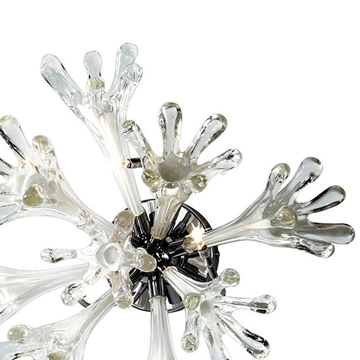 Love 6 Light Glass Wall/Ceiling Light - Chrome