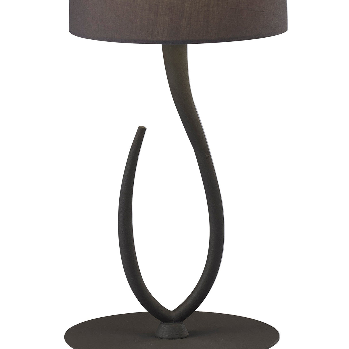 Lua Small 1 Light Table Lamp - Ash Grey With Ash Grey Shade