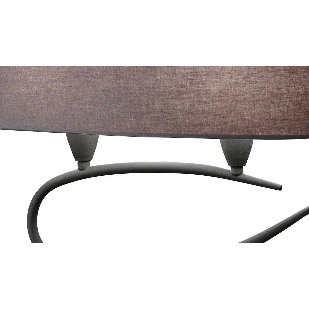 Lua 2 Light Table Lamp - Ash Grey With Ash Grey Shades