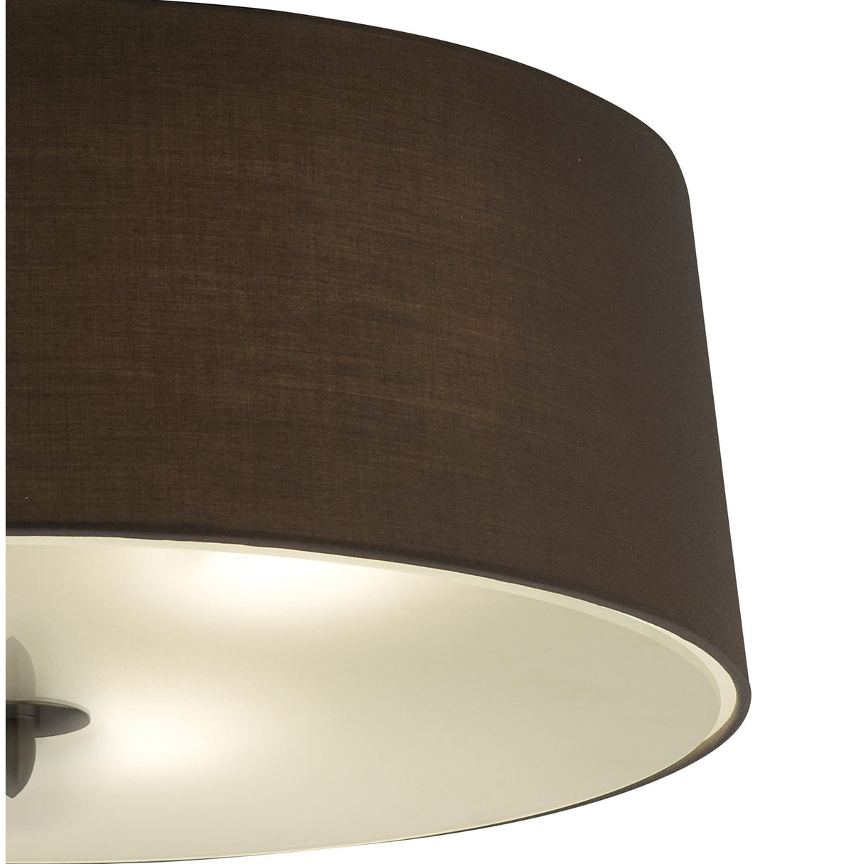 Lua 3 Light Flush Ceiling Light - Ash Grey