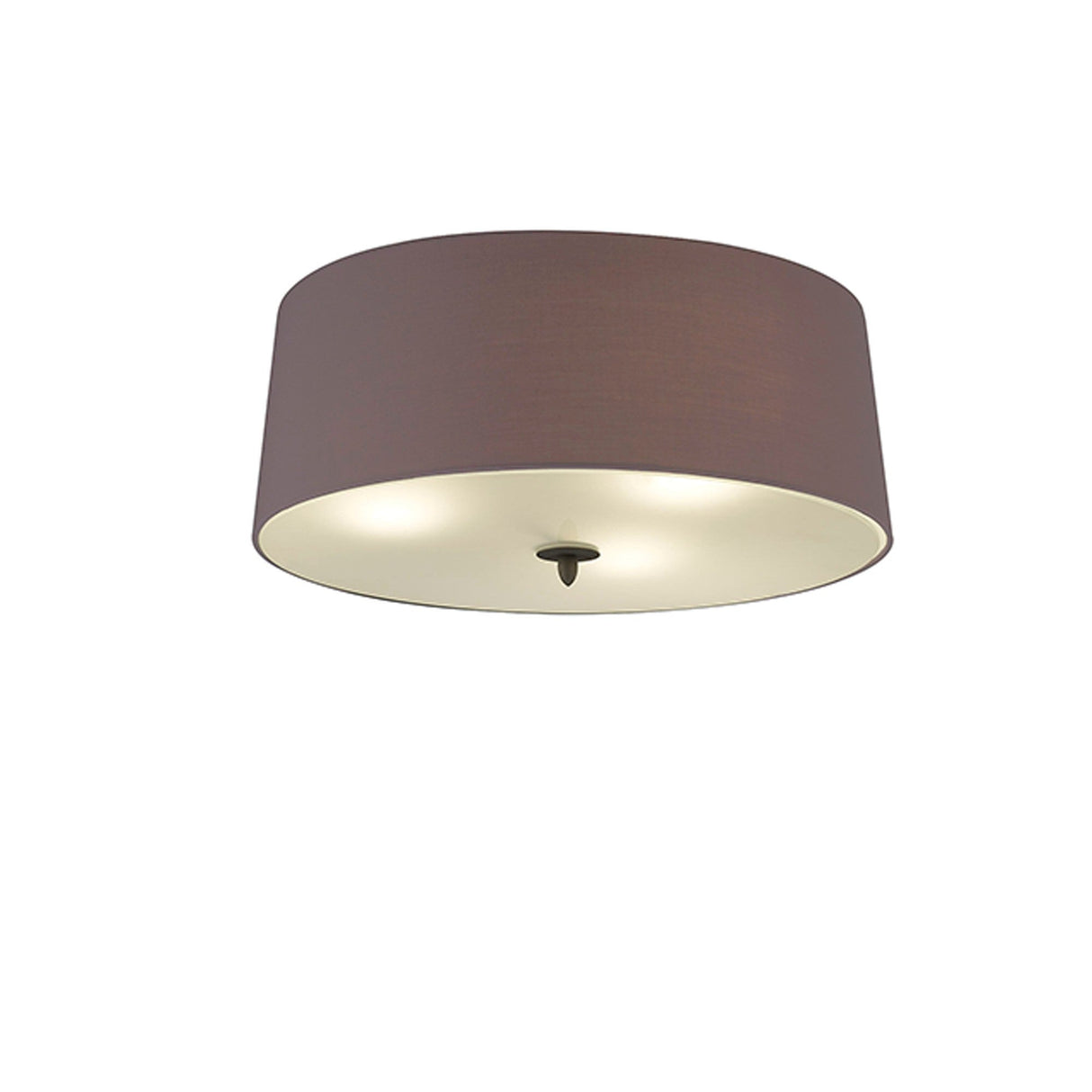 Lua 3 Light Flush Ceiling Light - Ash Grey