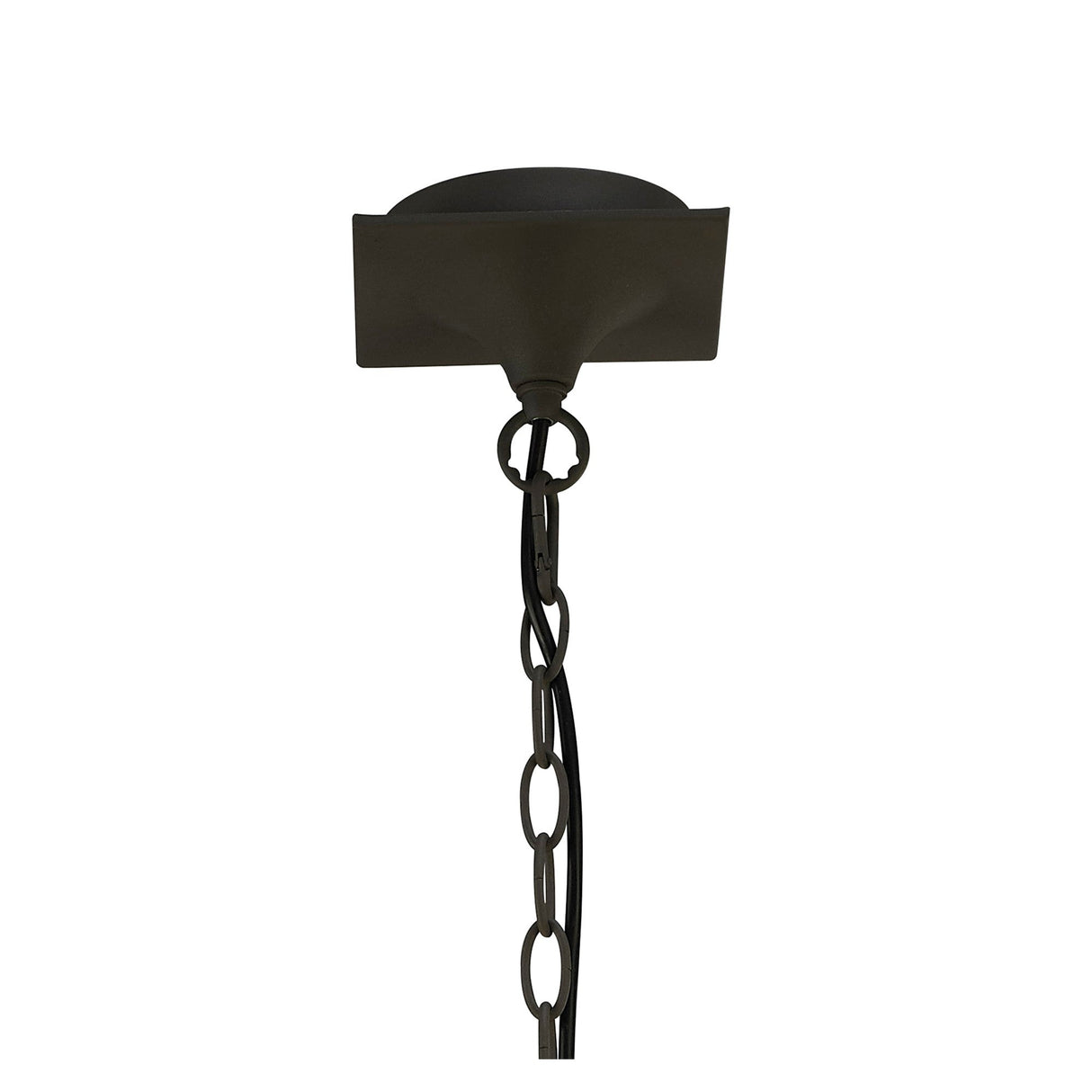 Lua 3 Arm 3 Light Chandelier - Ash Grey With Ash Grey Shades