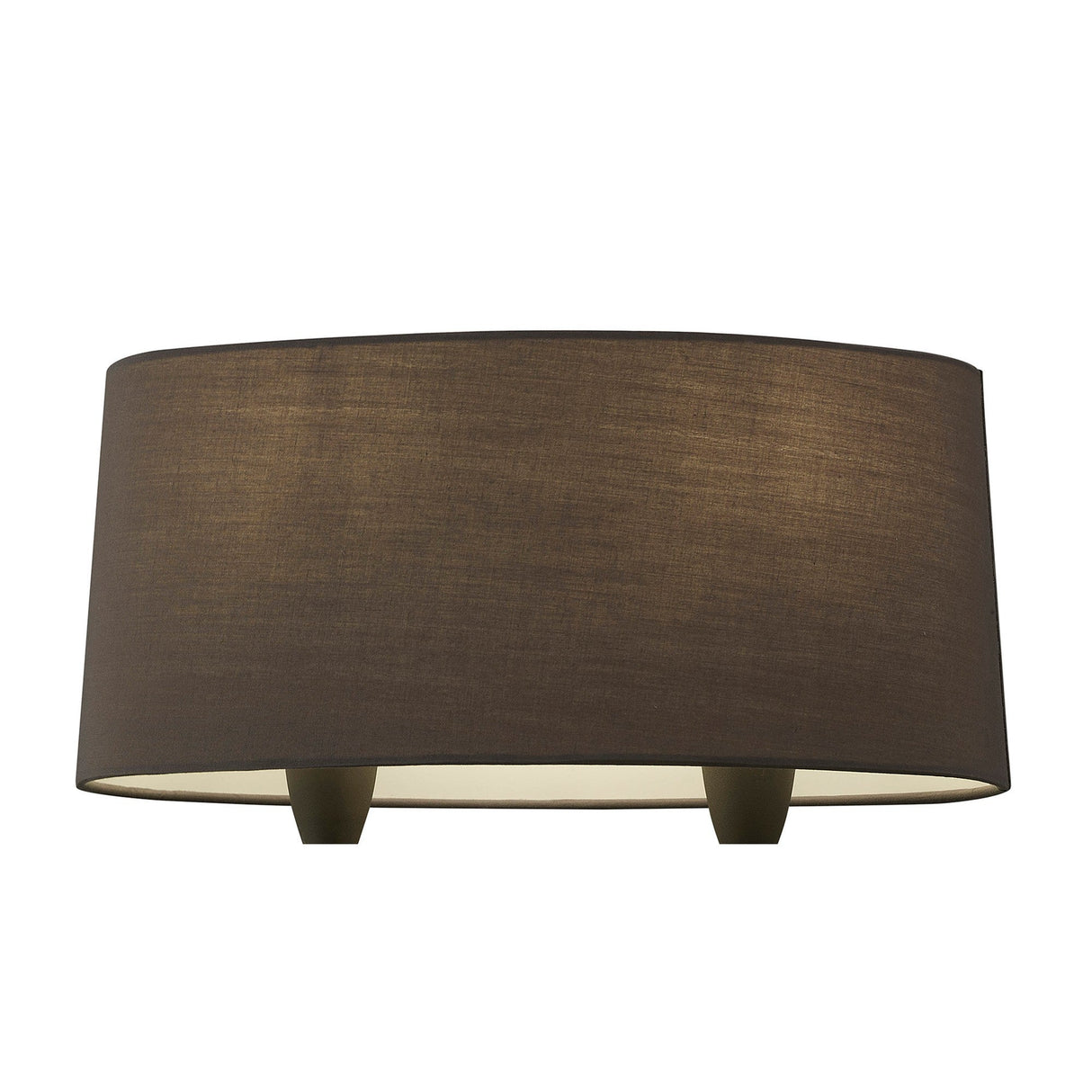 Lua 2 Light Wall Light - Ash Grey With Ash Grey Shade