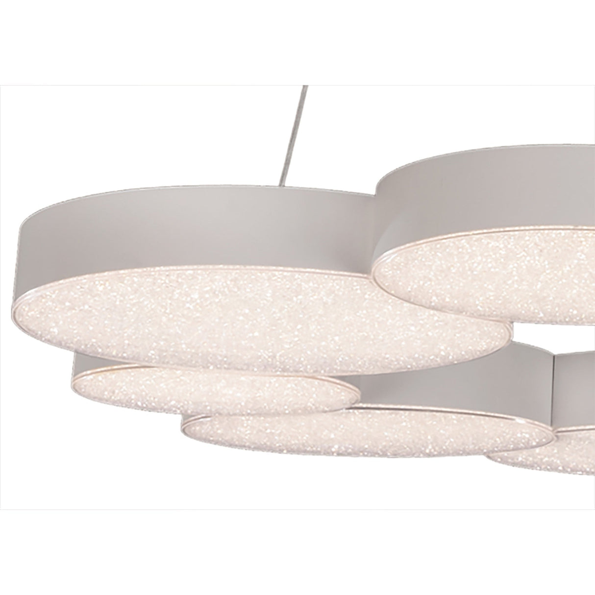 Lunas 79.5cm LED Suspension Light With RF Remote Control - White