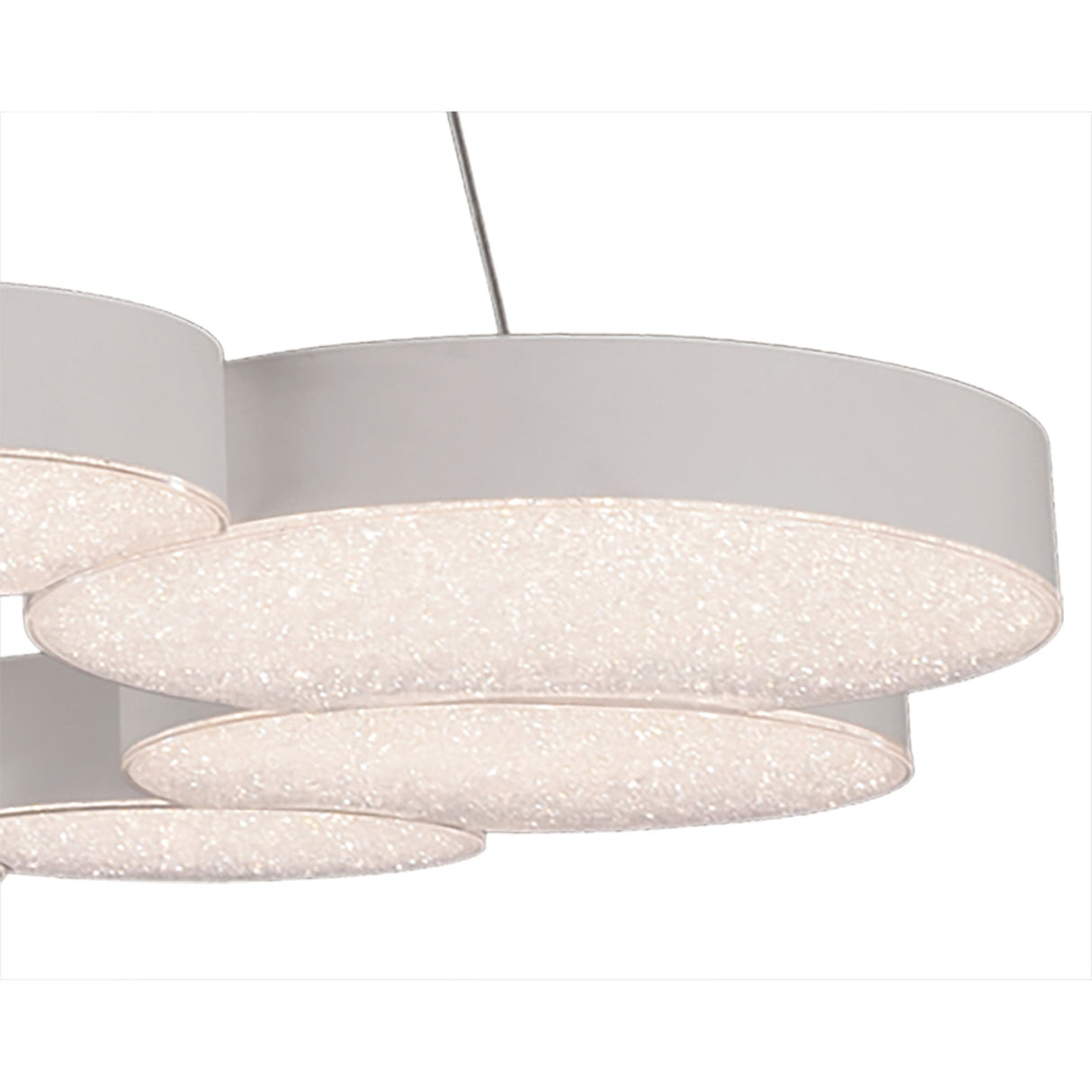 Lunas 79.5cm LED Suspension Light With RF Remote Control - White