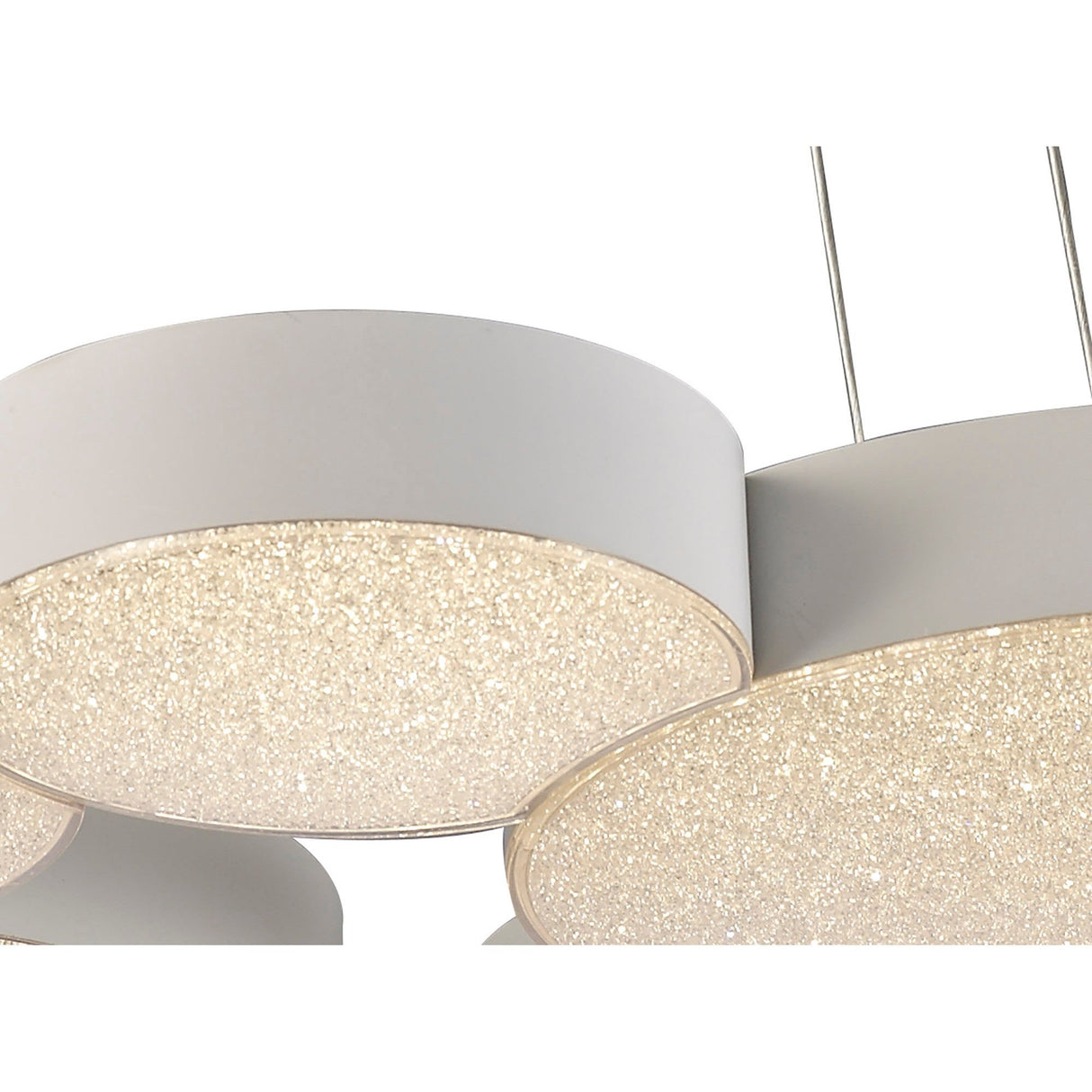 Lunas 60.5cm LED Suspension Light With RF Remote Control - White