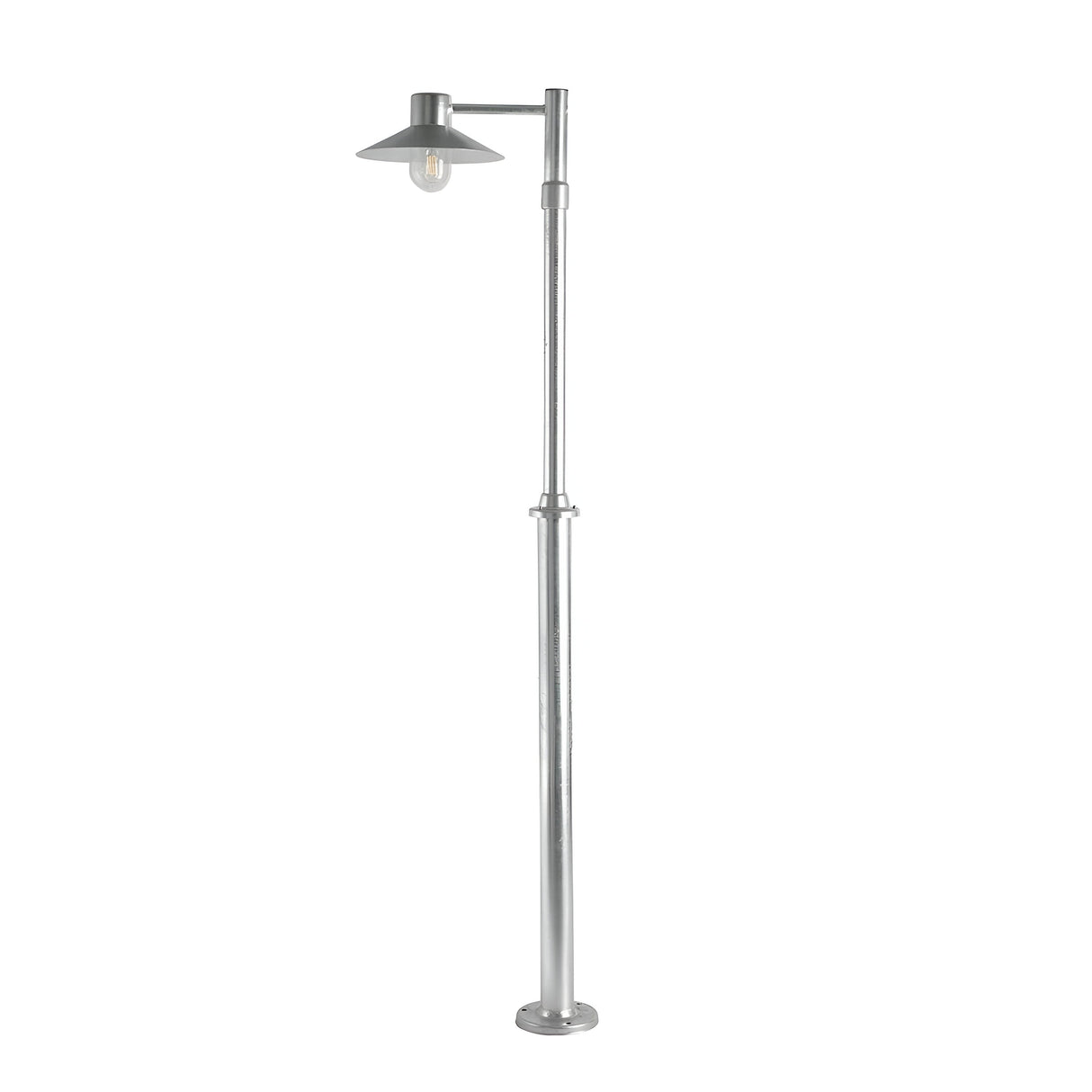 Lund 1 Light Lamp Post - Galvanised