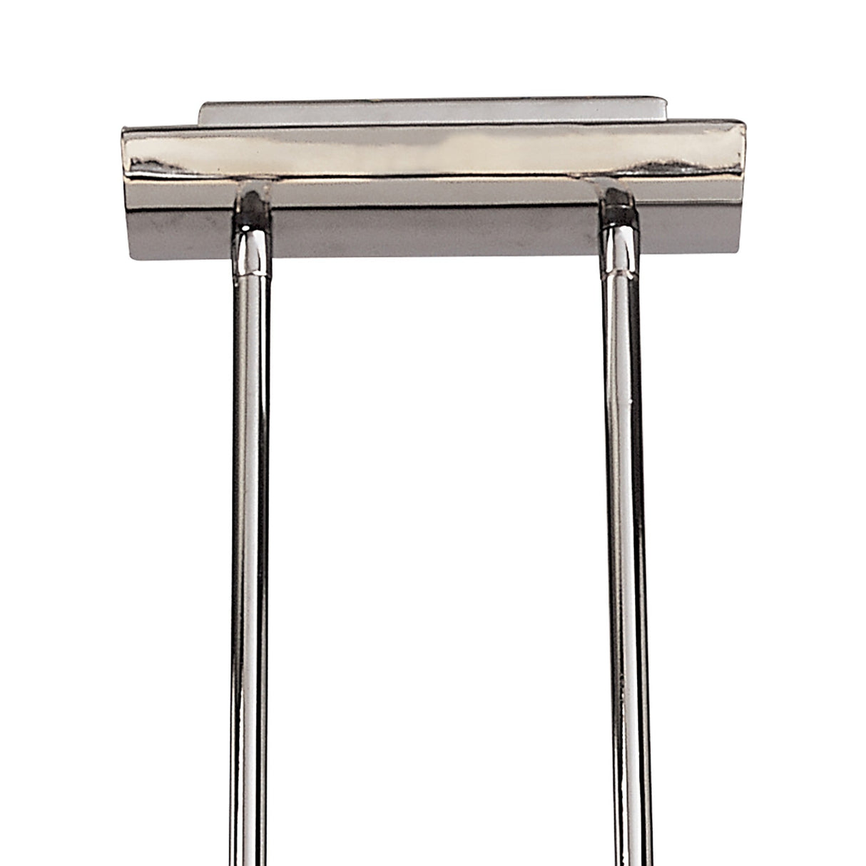 Lupa Telescopic 4 Light Curved Linear Suspension Light - Polished Chrome