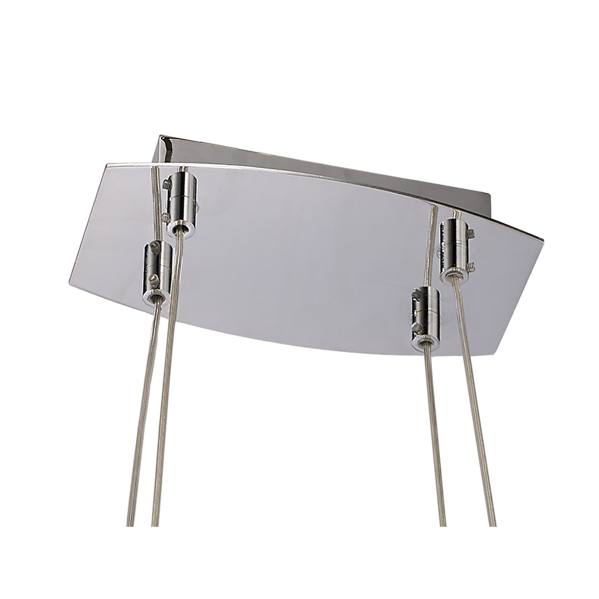 Lux 5 Light Linear Suspension Light - Polished Chrome