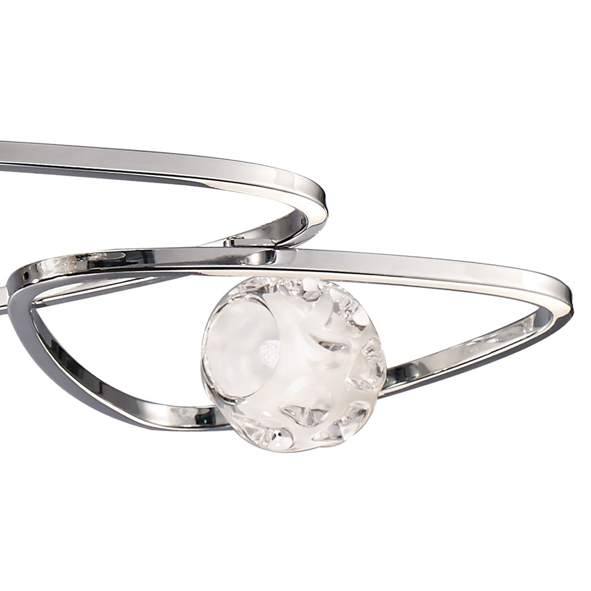 Lux 5 Light Linear Suspension Light - Polished Chrome