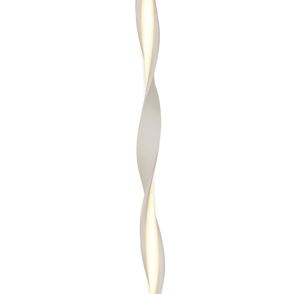 The Madagascar LED Floor Lamp 24W 3000K in Sand White features a modern, sculptural twisted design with integrated energy-efficient LEDs, ideal for those seeking contemporary and efficient lighting solutions.