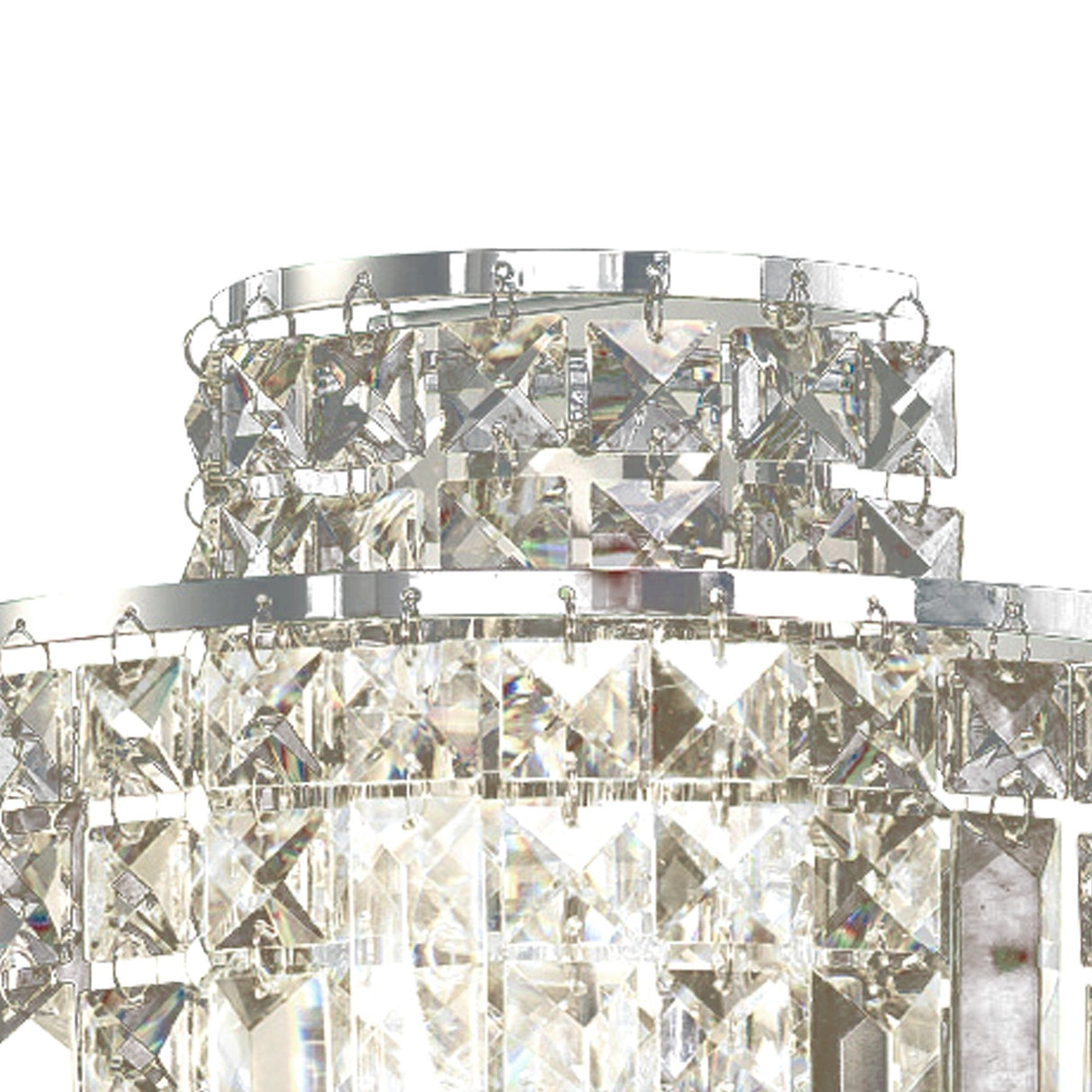 Maddison 2 Light Crystal Wall Light - Polished Chrome