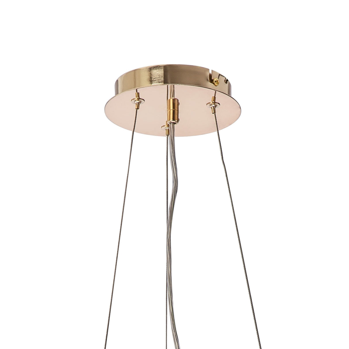 Maddison 42cm Round 6 Light Crystal Chandelier - French Gold