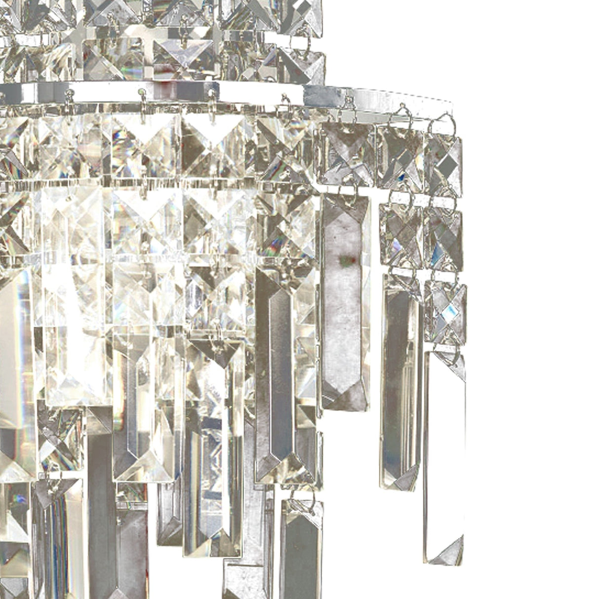 Maddison 2 Light Bathroom Crystal Wall Light - Chrome