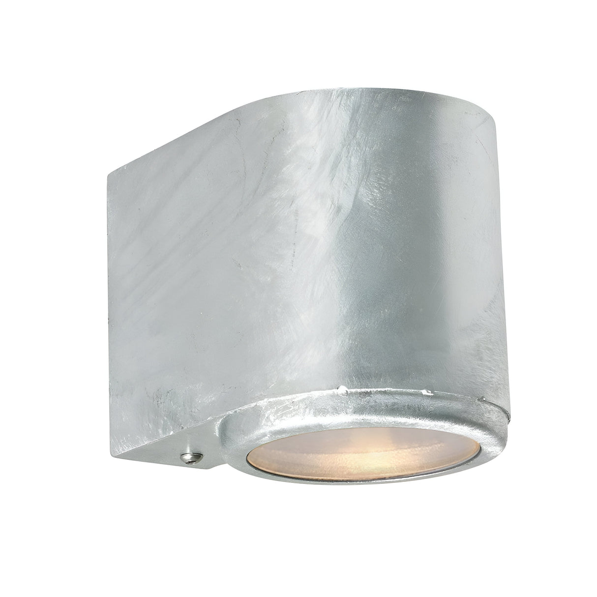 Mandal 1 Light Down Wall Light Galvanised - Galvanised