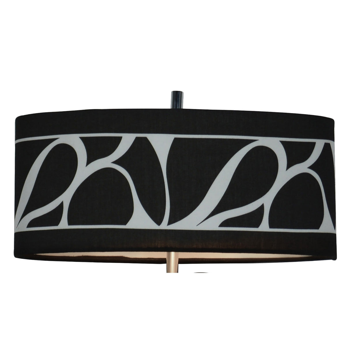 Manhattan 1 Light Swing Arm Wall Light - Chrome With Black Shade