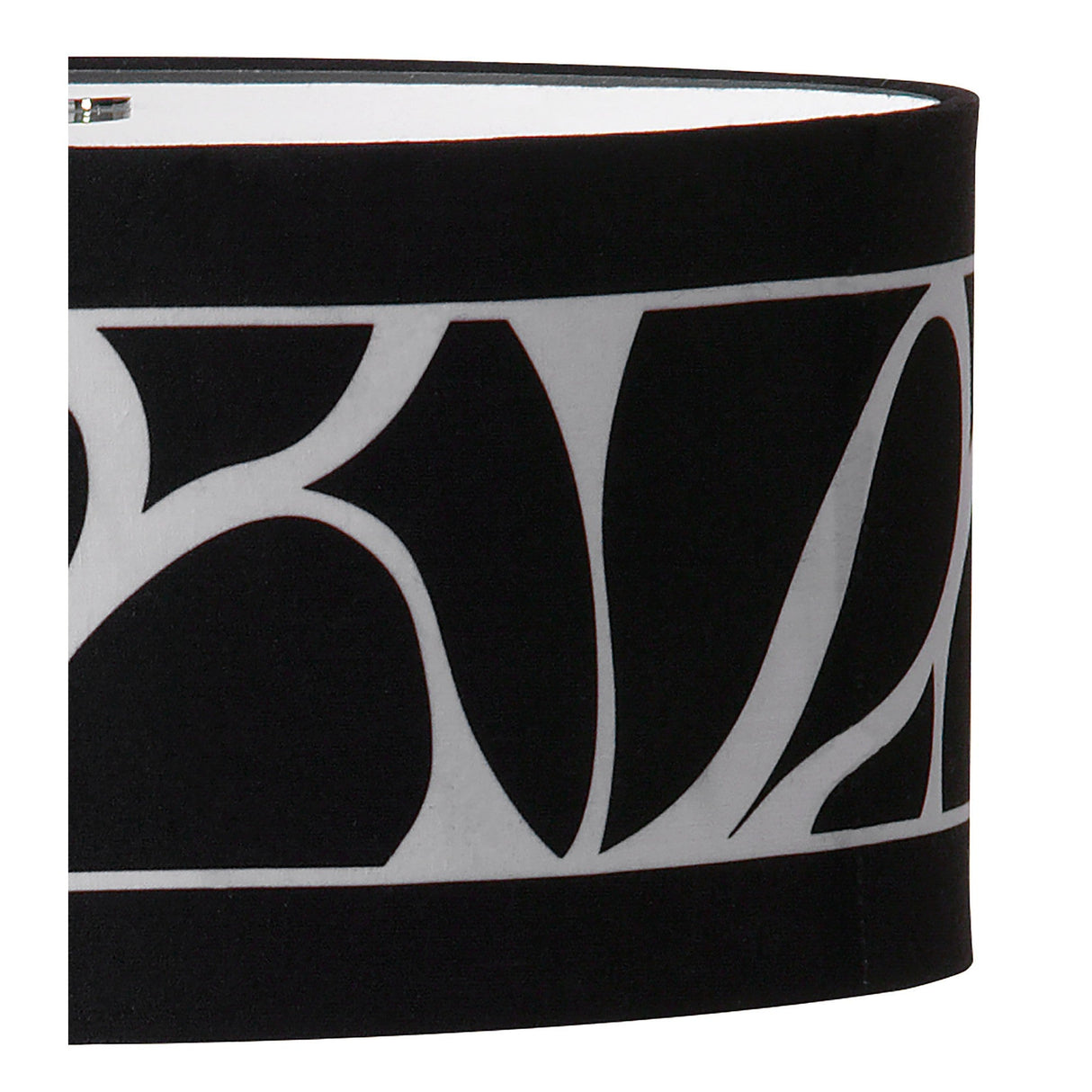 Manhattan 2 Light Frosted Glass Table Lamp - Chrome With Black Shade